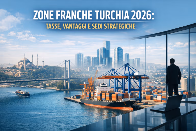 Zone Franche Turchia 2026: Tasse, Vantaggi e Sedi Strategiche