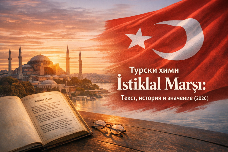 Турски химн İstiklal Marşı: Текст, история и значение (2026)