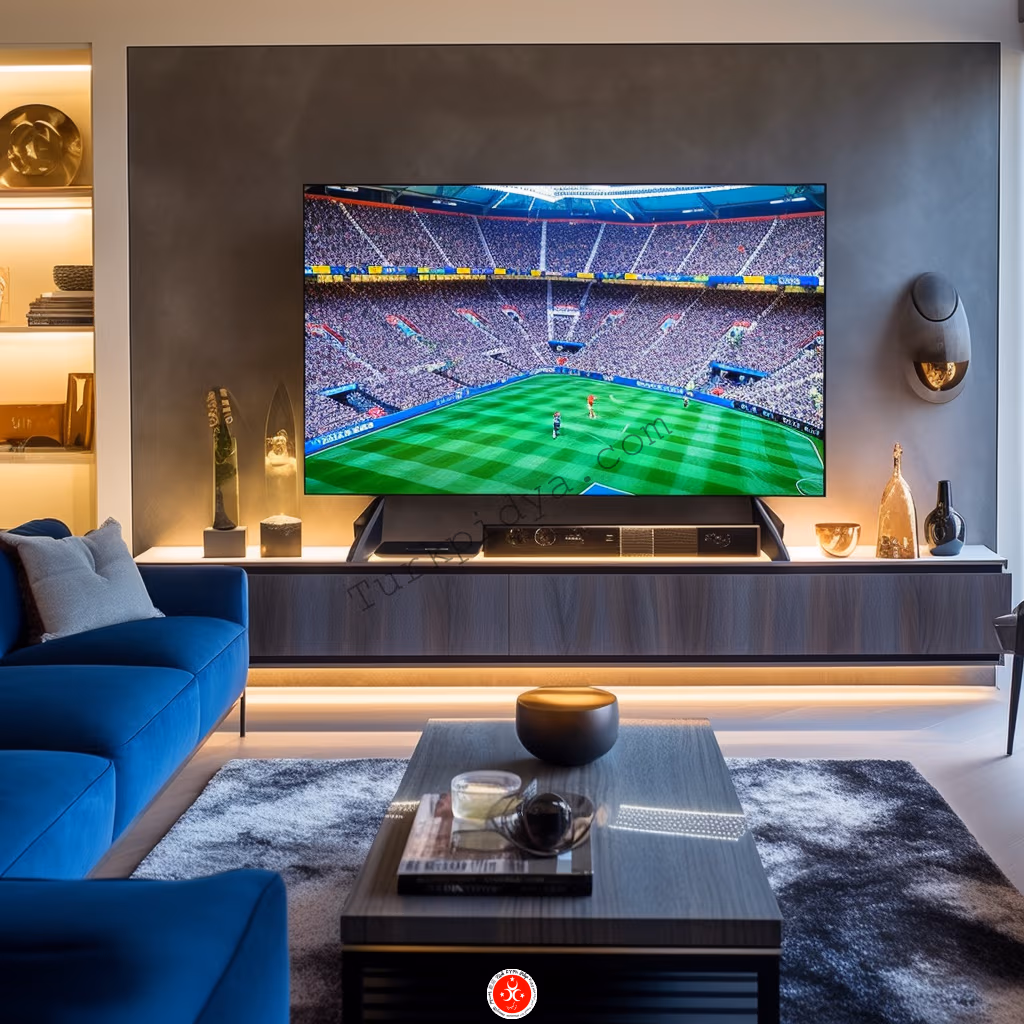 large tv screen turkey