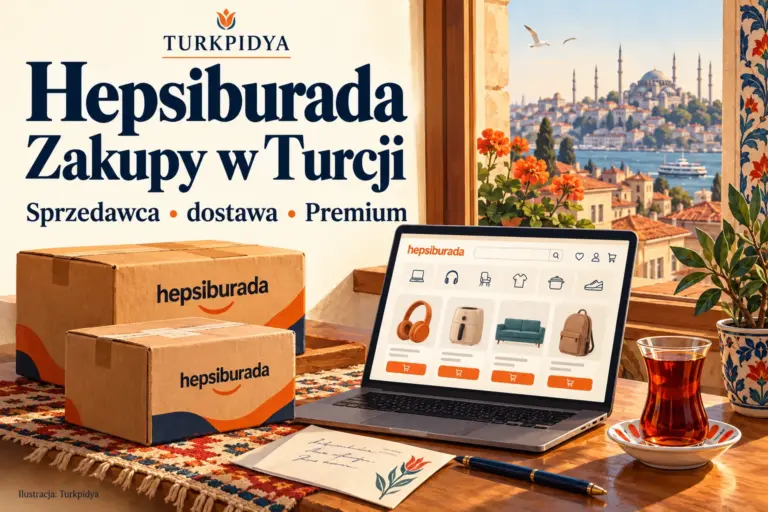 Poradnik Turkpidya: zakupy na Hepsiburada w Turcji, laptop i paczki przy oknie