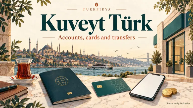 Kuveyt Türk accounts, cards and transfers: Turkpidya illustrated guide