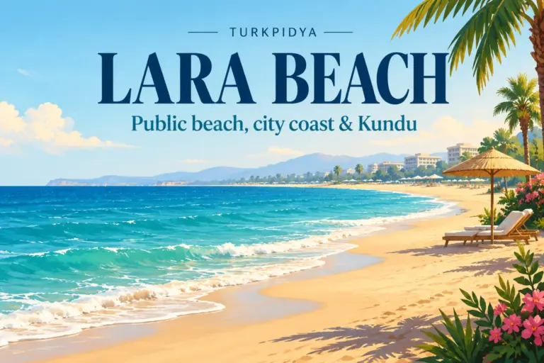 Lara Beach illustrated travel cover