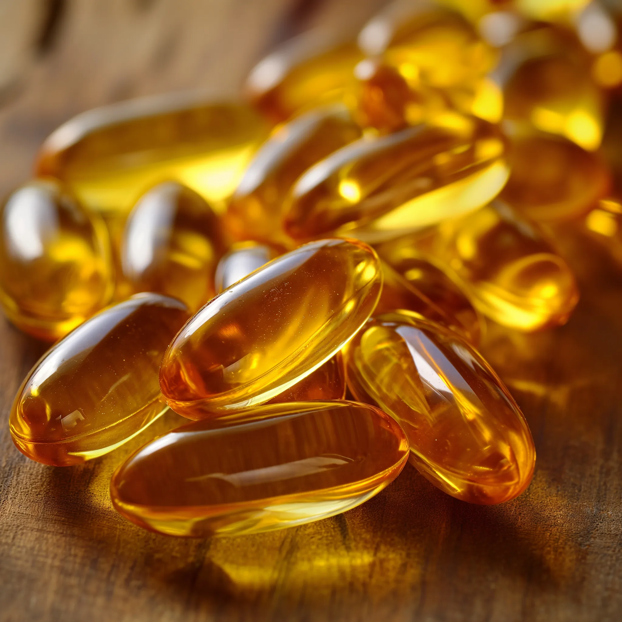Illustration: omega-3 capsules