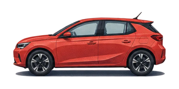 Иллюстрация: Opel Corsa текущего поколения, вид сбоку