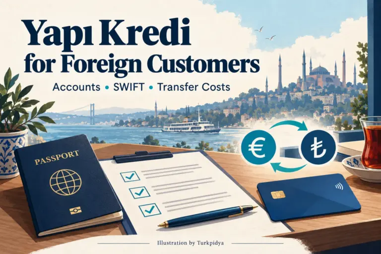 Yapı Kredi for Foreign Customers: Accounts, SWIFT and Transfer Costs