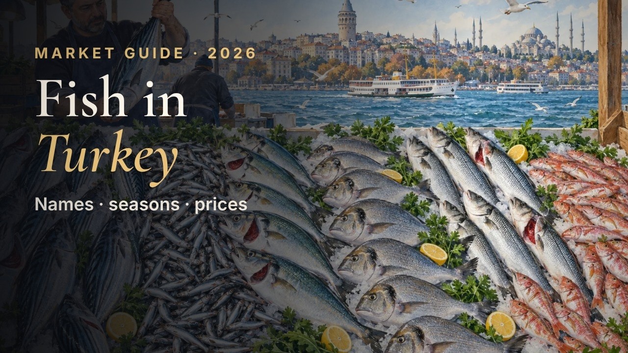 Fish in Turkey: Turkish Fish Names, Seasons, Prices and How to Choose Fresh Fish