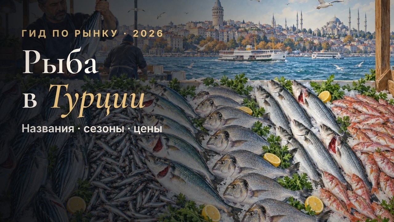 Рыба в Турции: турецкие названия, сезоны, цены и как выбрать свежую (2026)