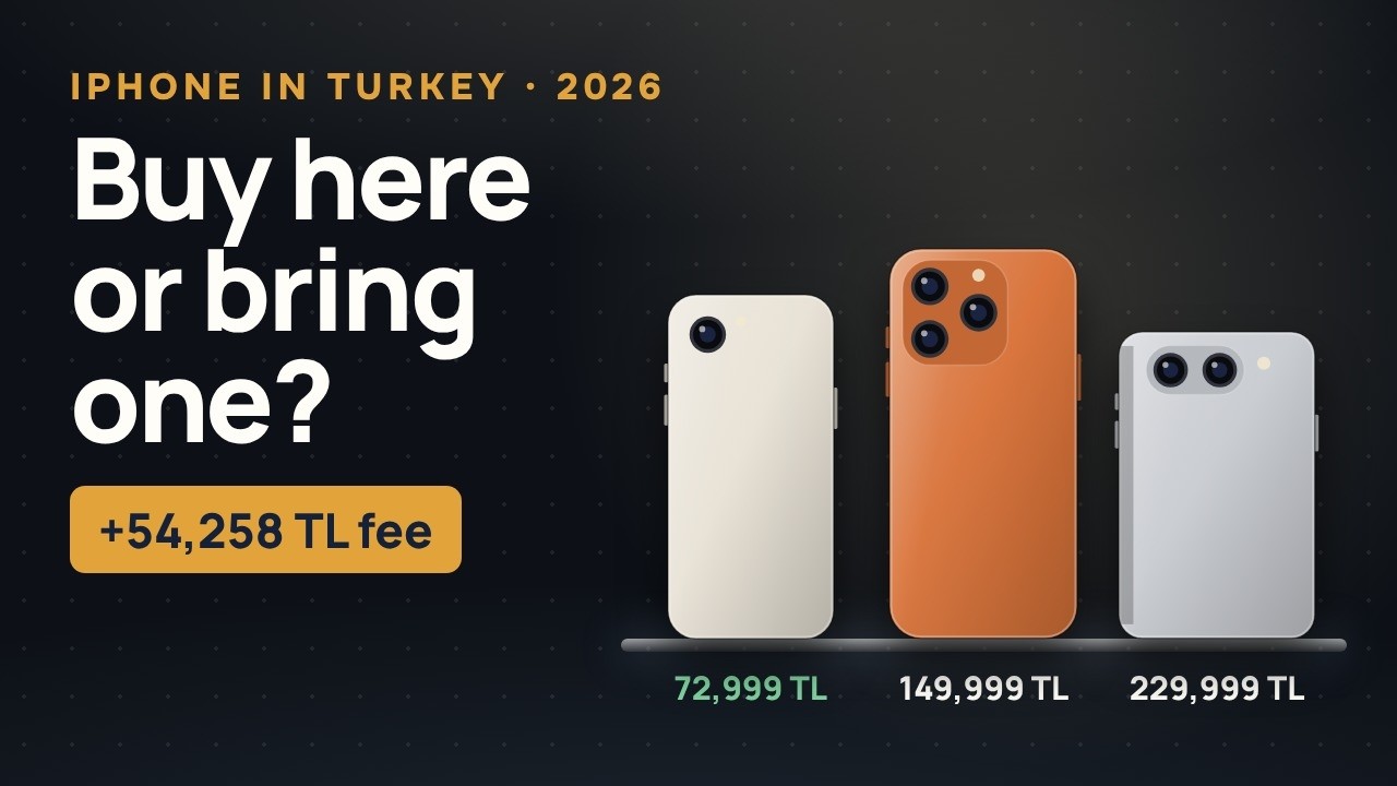iPhone Prices in Turkey 2026: Apple Prices, the IMEI Registration Fee and Which Is Cheaper