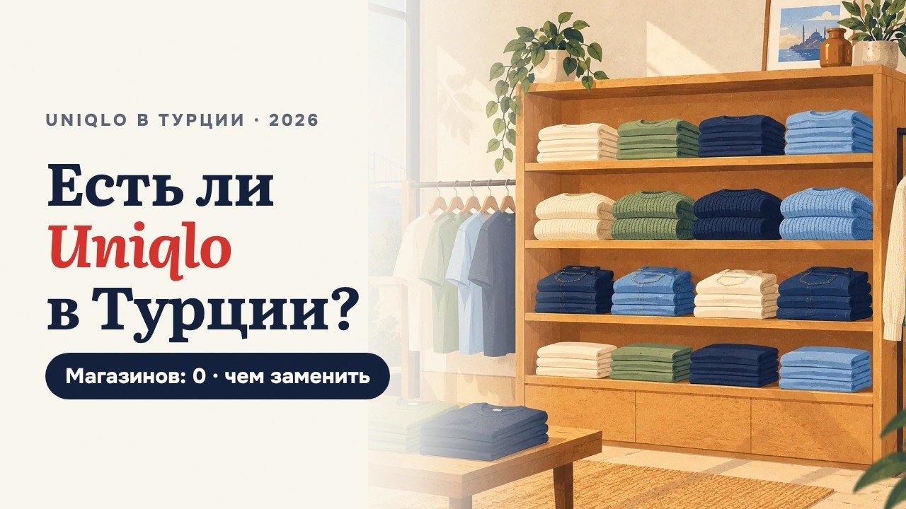 Есть ли Uniqlo в Турции? Магазинов нет — чем заменить (2026)